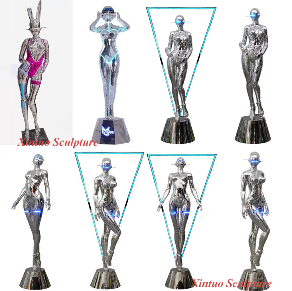 sexy robot statue