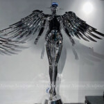 sexy robot statue