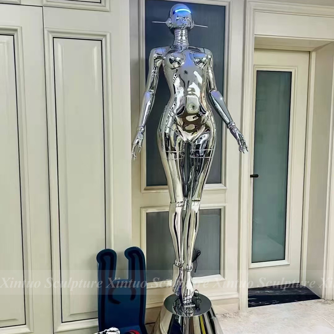 sexy robot statue