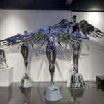 sexy robot statue